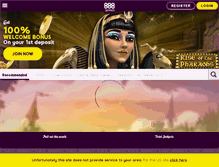 Tablet Screenshot of 888games.com